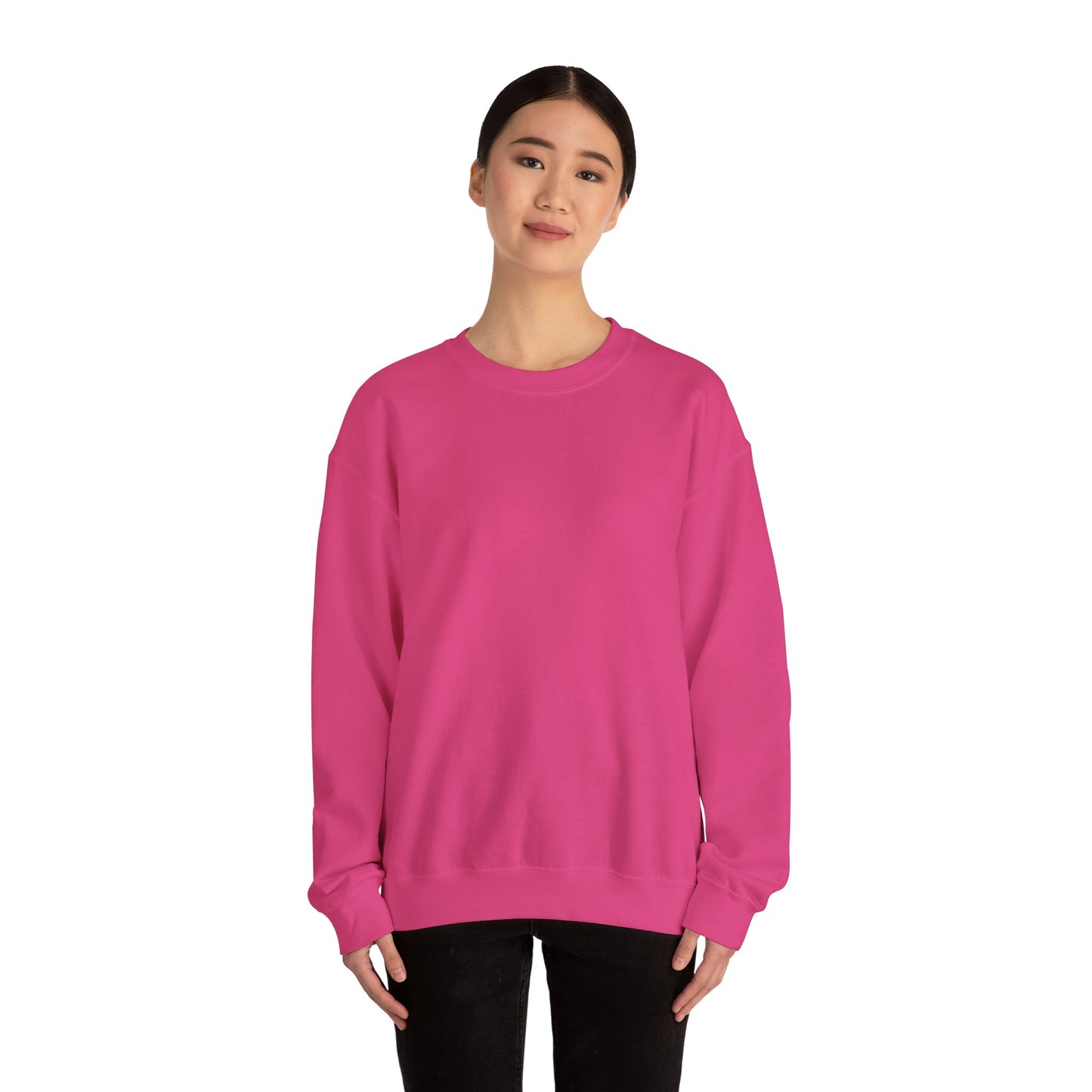 Unisex Flamingo Pink Medium Heavy Blend ™ Crewneck Sweatshirt