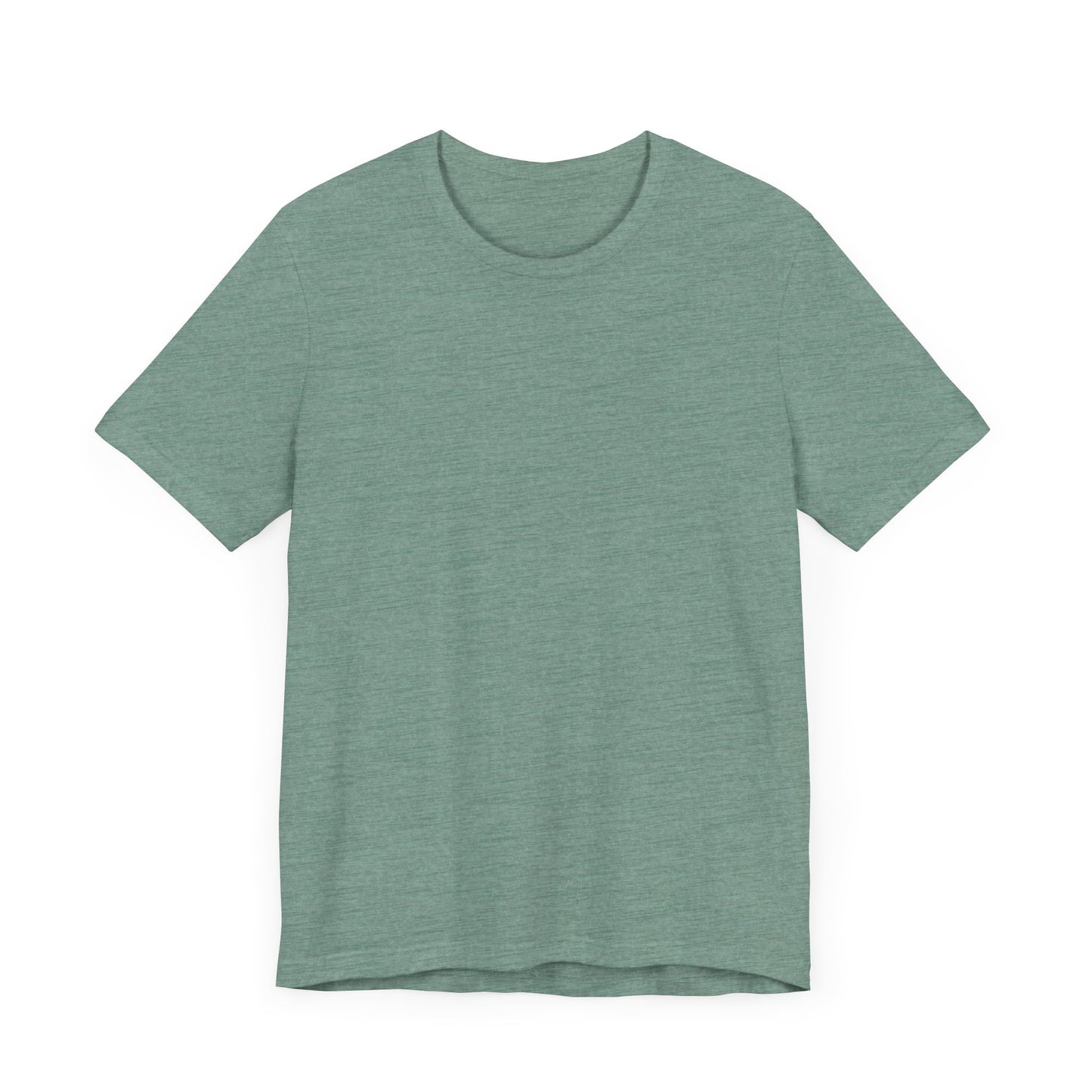 Unisex Heather Dusty Blue Light Blend Jersey Short Sleeve T Shirt