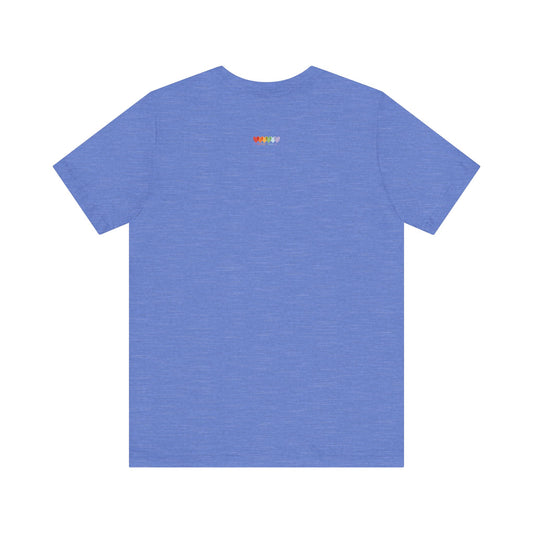 Unisex Heather Columbia Blue Light Blend Jersey Short Sleeve T Shirt