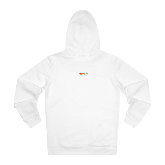 Unisex Arctic White Organic Heavy Blend Cruiser Hoodie