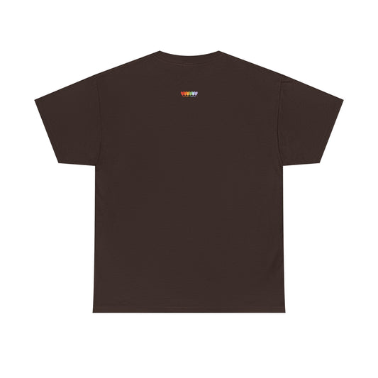 Unisex Dark Chocolate Brown Medium Blend Cotton Short Sleeve T Shirt