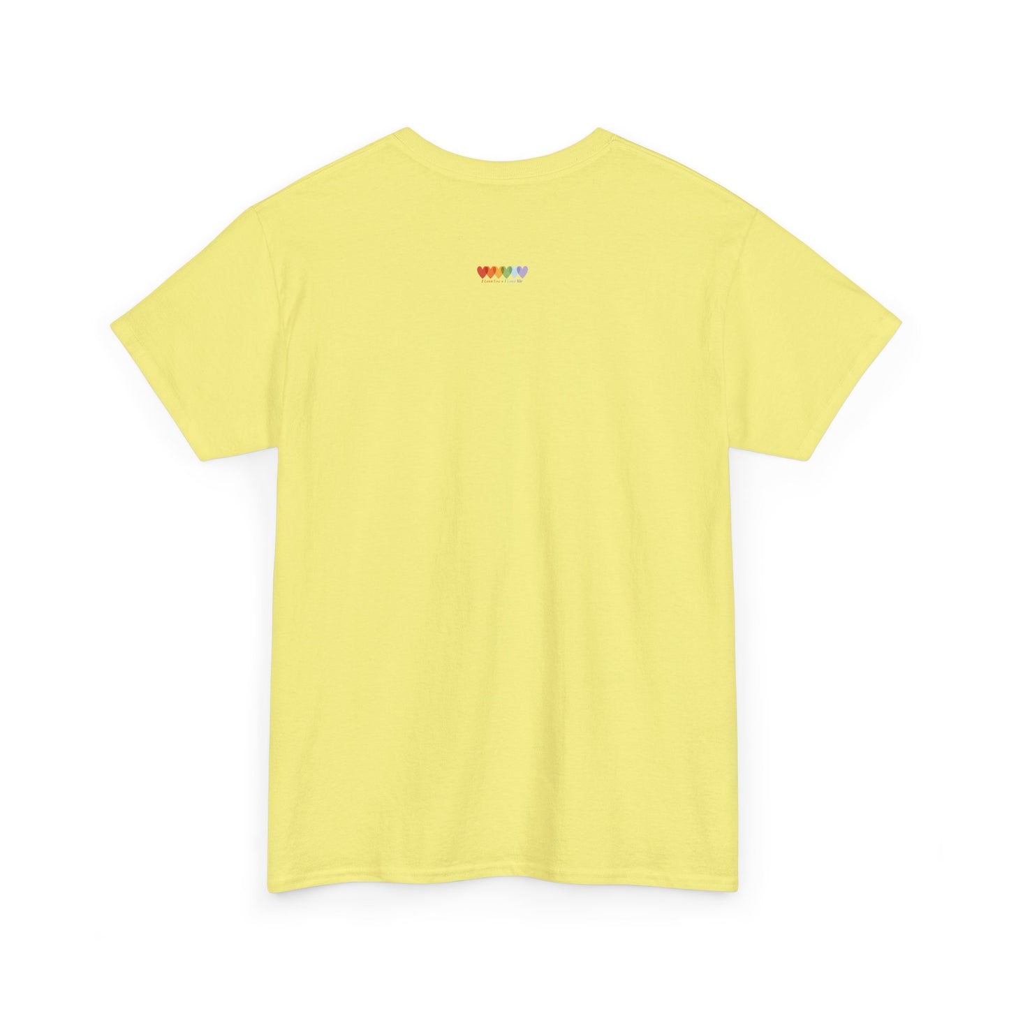 Unisex Cornsilk Yellow Medium Blend Cotton Short Sleeve T Shirt