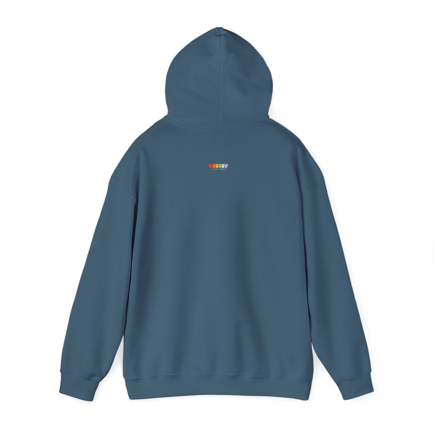Unisex Indigo Blue Medium Heavy Blend™ Hooded Sweatshirt