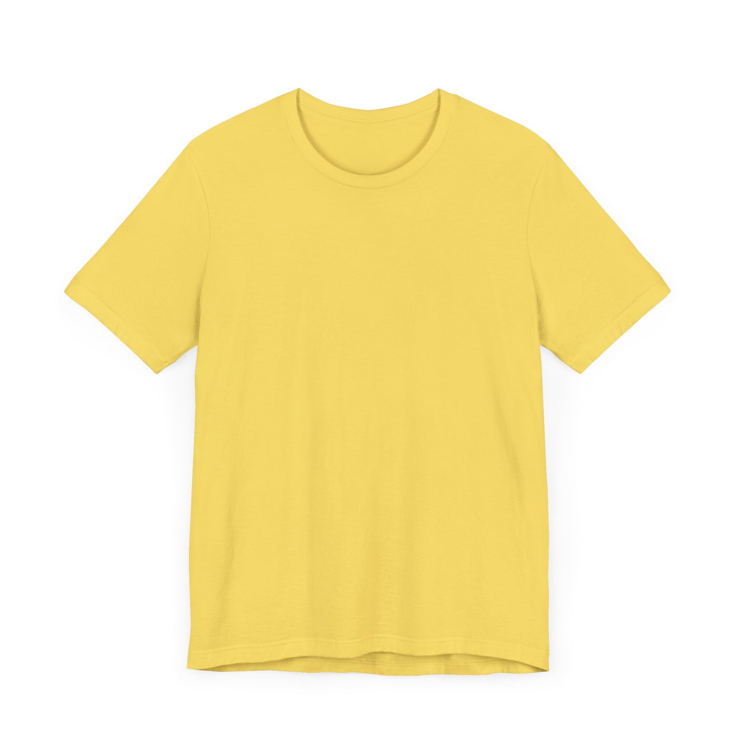 Unisex Maize Yellow Light Blend Jersey Short Sleeve T Shirt