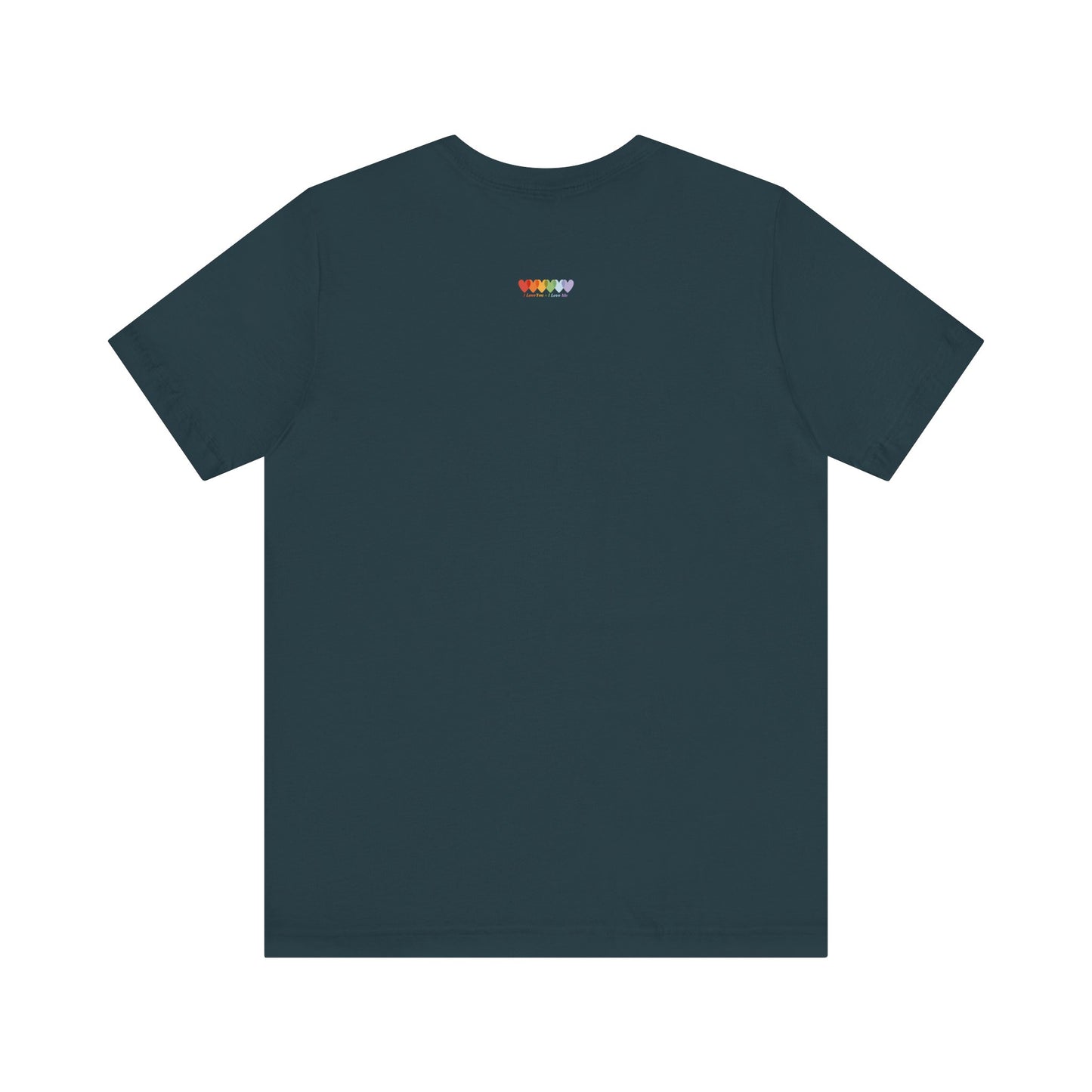 Unisex Atlantic Blue Light Blend Jersey Short Sleeve T Shirt