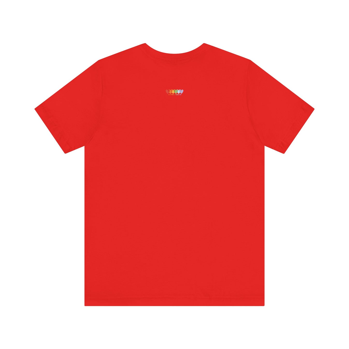 Unisex Poppy Red Light Blend Jersey Short Sleeve T Shirt