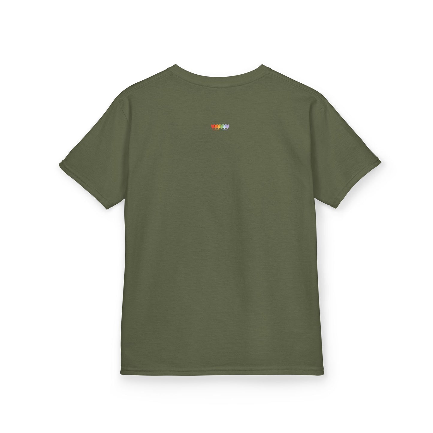 Children's Military Green Heavy Cotton™ T Shirt