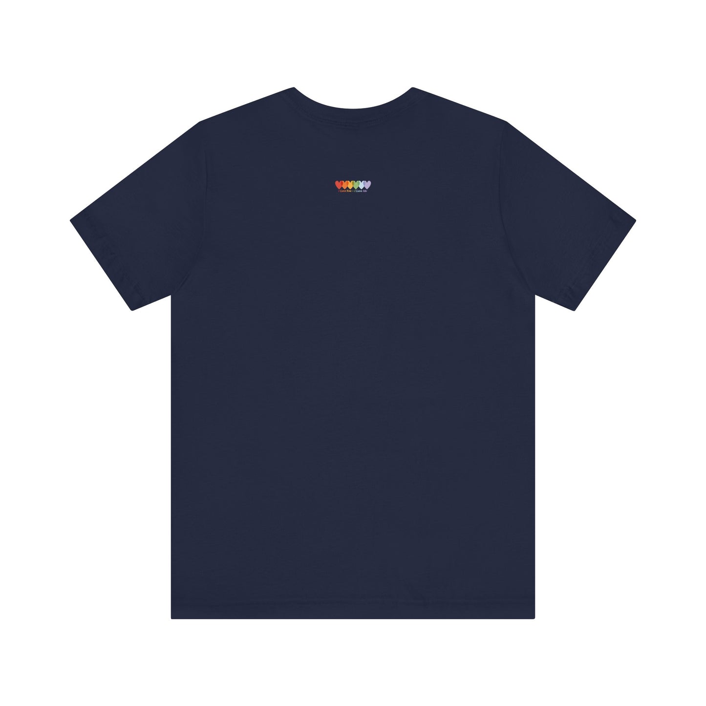 Unisex Navy Blue Light Blend Jersey Short Sleeve T Shirt