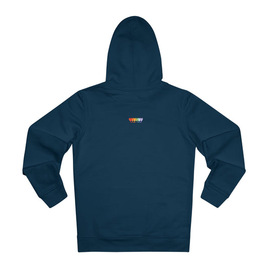 Unisex French Navy Blue Organic Heavy Blend Cruiser Hoodie