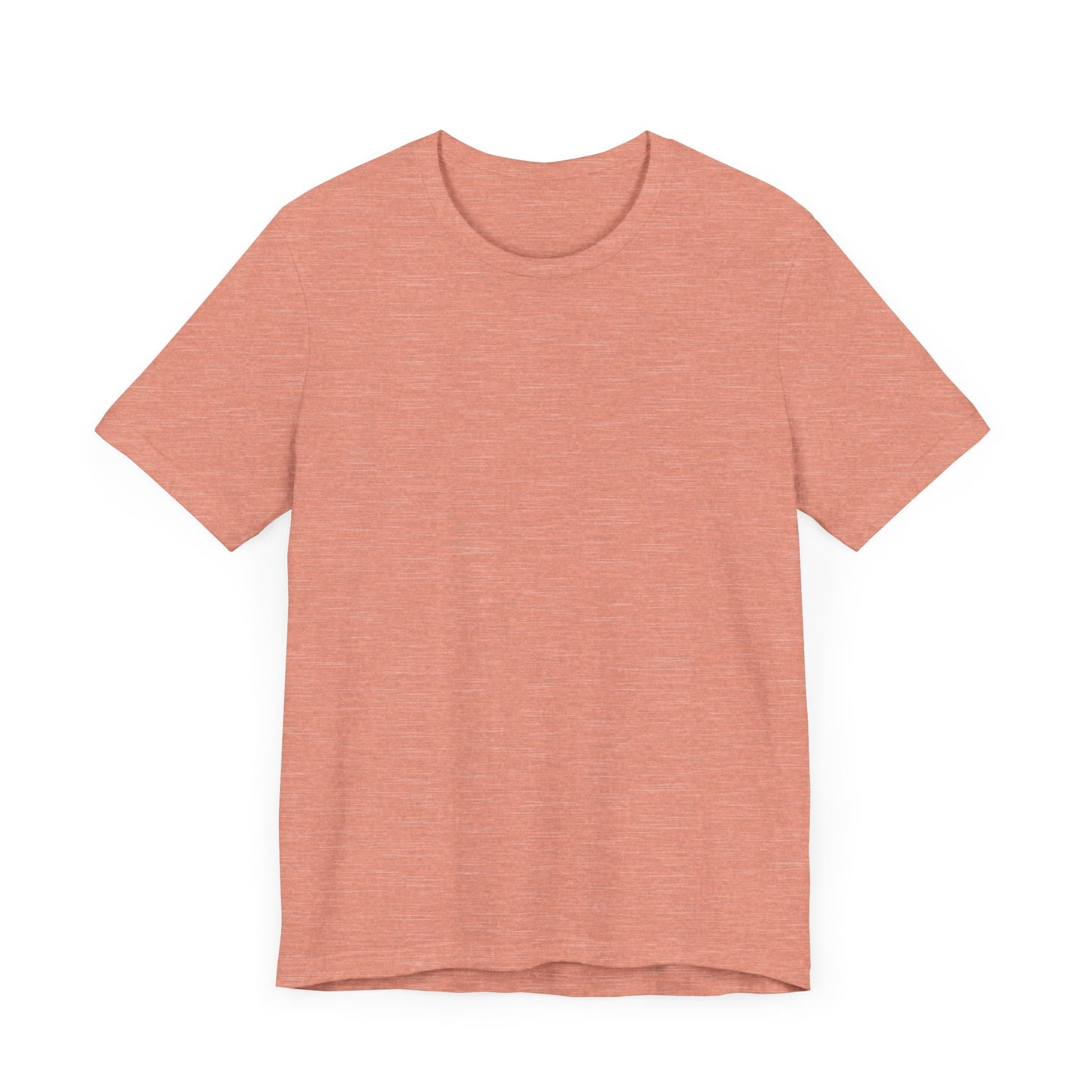 Unisex Heather Prism Sunset Pink Light Blend Jersey Short Sleeve T Shirt