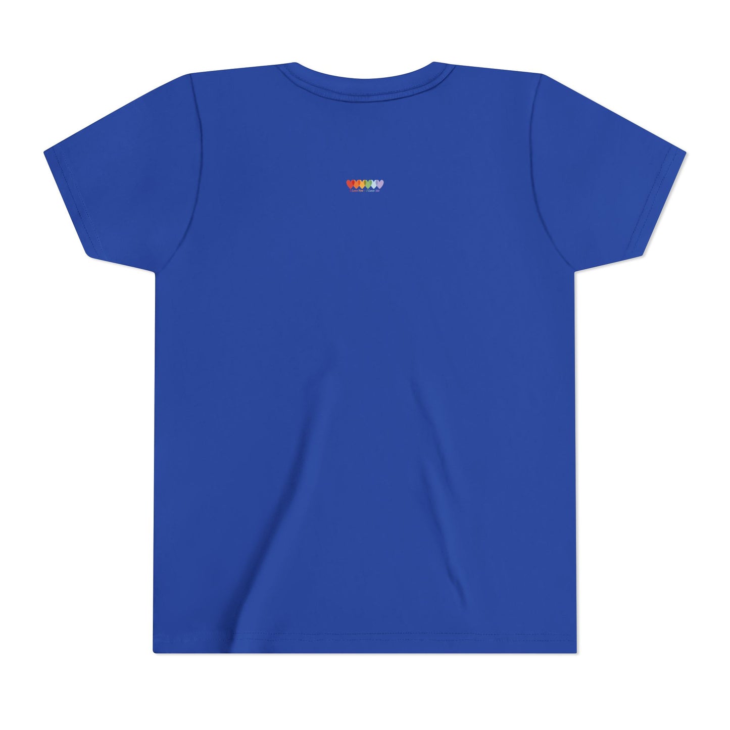 Children's True Royal Blue Short Sleeve Lightweight T Shirt