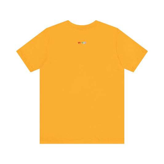 Unisex Gold Orange Light Blend Jersey Short Sleeve T Shirt