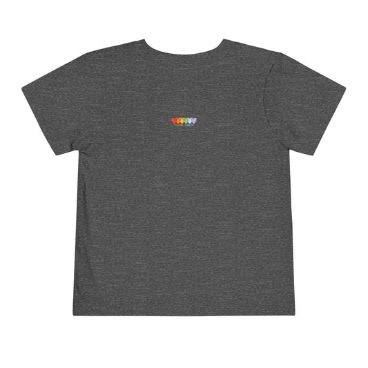 Toddler's Dark Heather Grey Short Sleeve Light Blend T Shirt