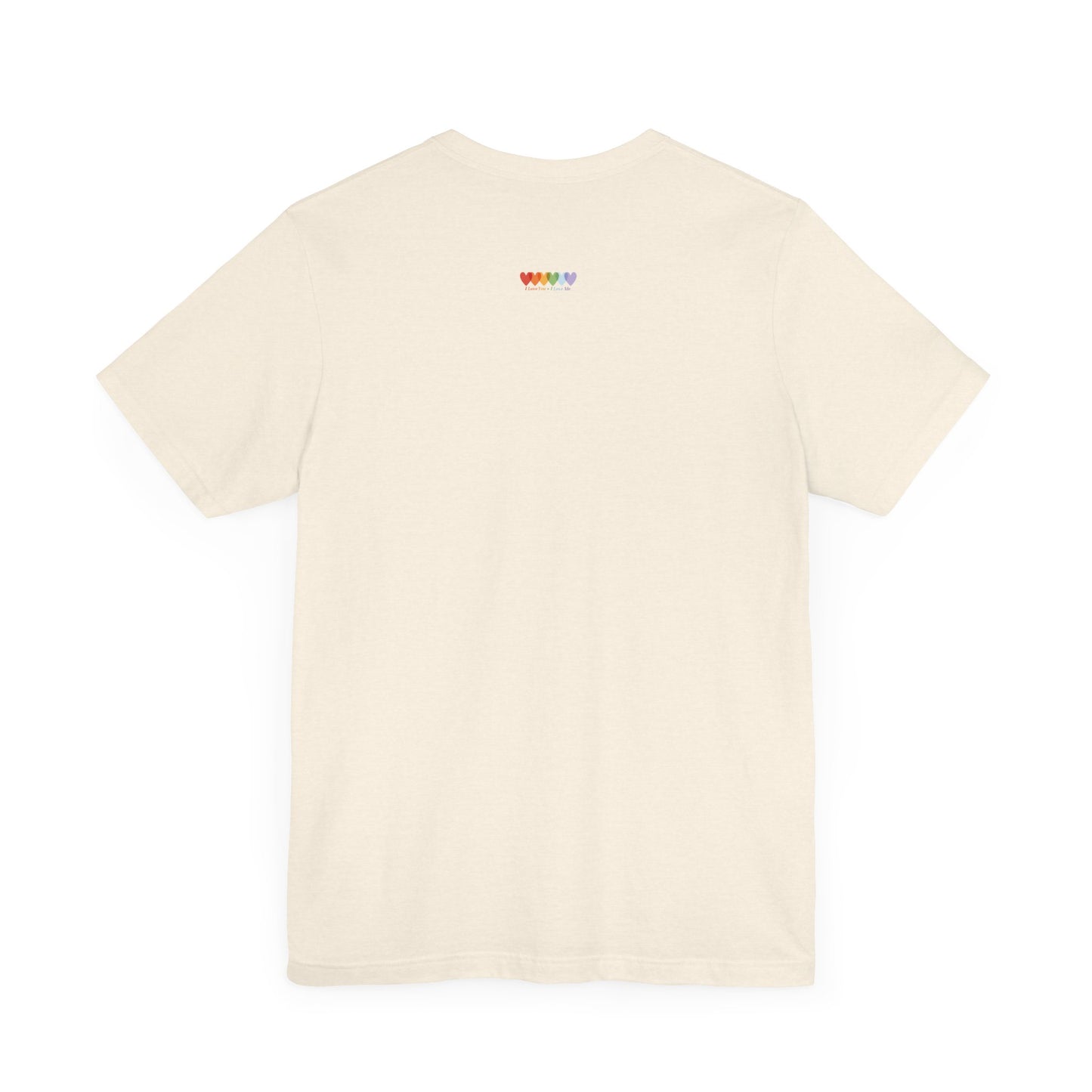 Unisex Heather Natural Brown Light Blend Jersey Short Sleeve T Shirt