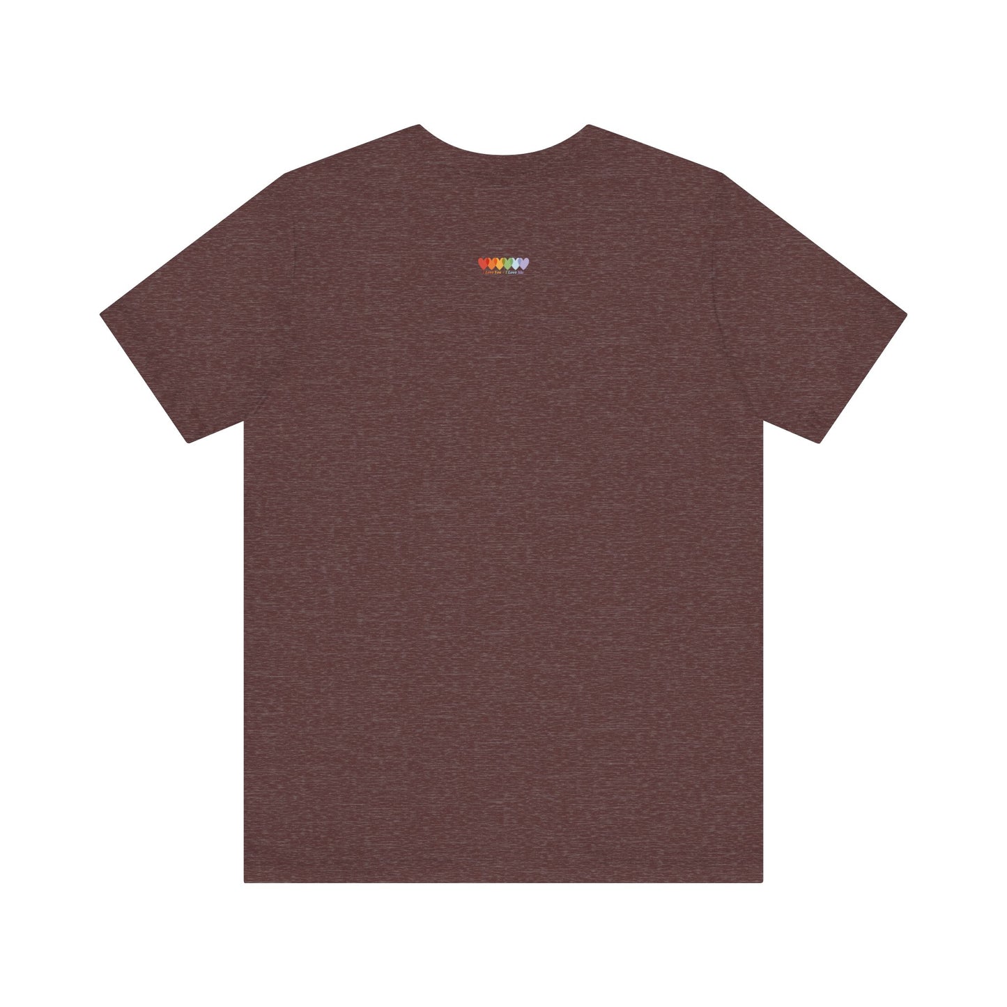 Unisex Heather Maroon Light Blend Jersey Short Sleeve T Shirt