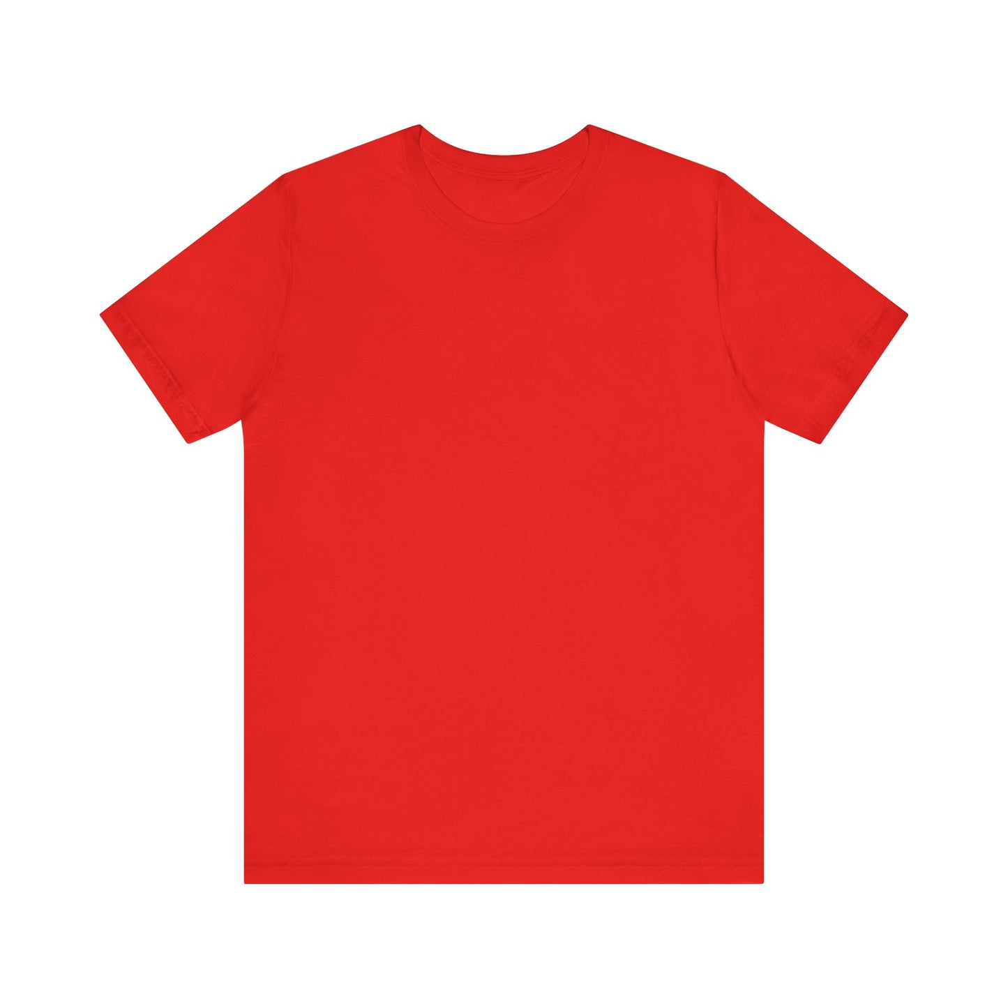 Unisex Poppy Red Light Blend Jersey Short Sleeve T Shirt