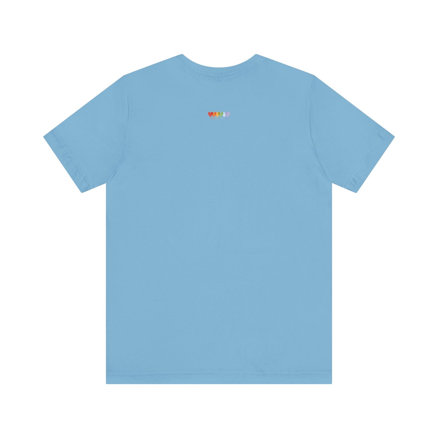 Unisex Ocean Blue Light Blend Jersey Short Sleeve T Shirt