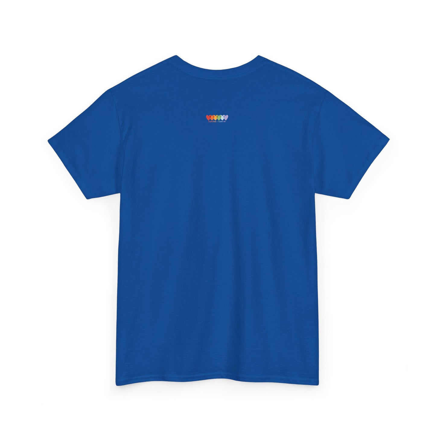 Unisex Royal Blue Medium Blend Cotton Short Sleeve T Shirt