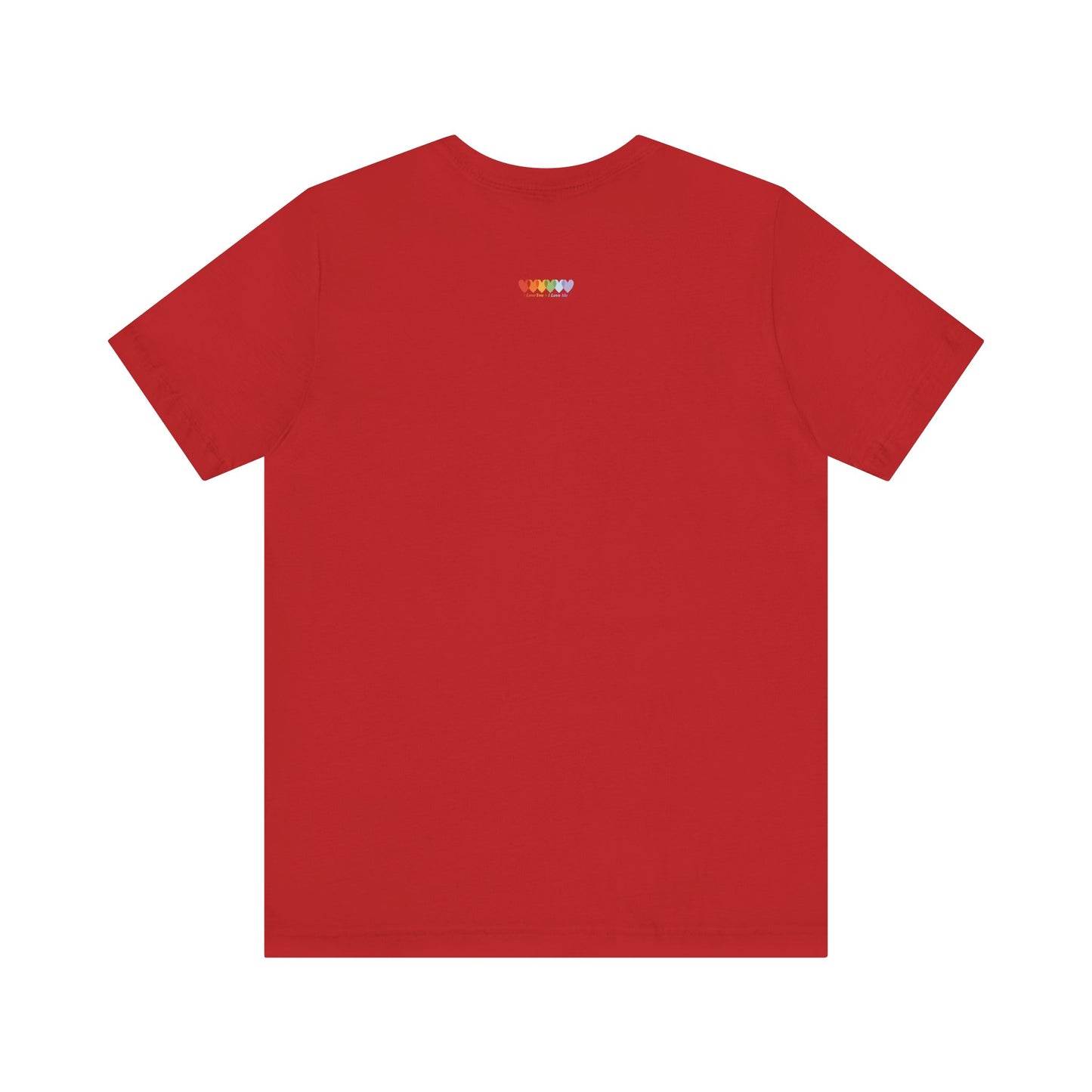 Unisex Ruby Red Light Blend Jersey Short Sleeve T Shirt