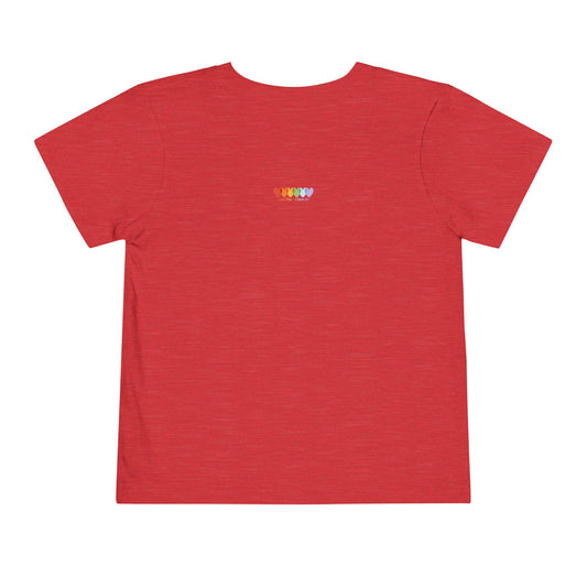 Toddler's Heather Red Short Sleeve Light Blend T Shirt