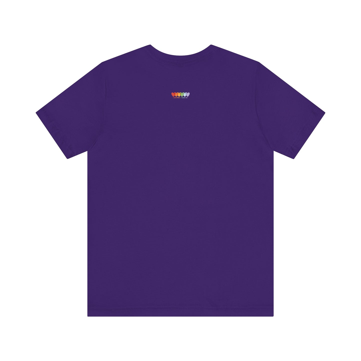 Unisex Amethyst Purple Light Blend Jersey Short Sleeve T Shirt