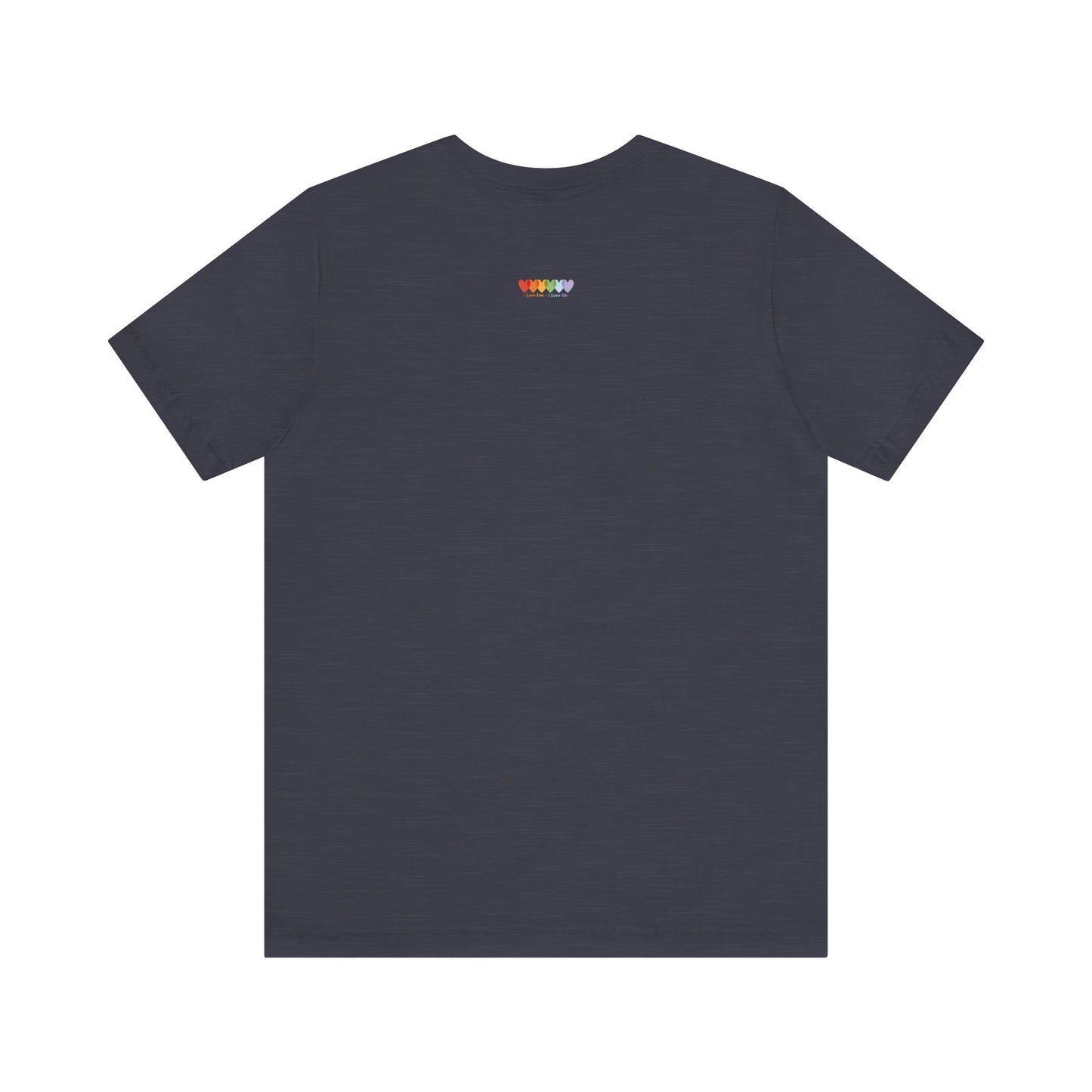 Unisex Heather Midnight Navy Blue Light Blend Jersey Short Sleeve T Shirt