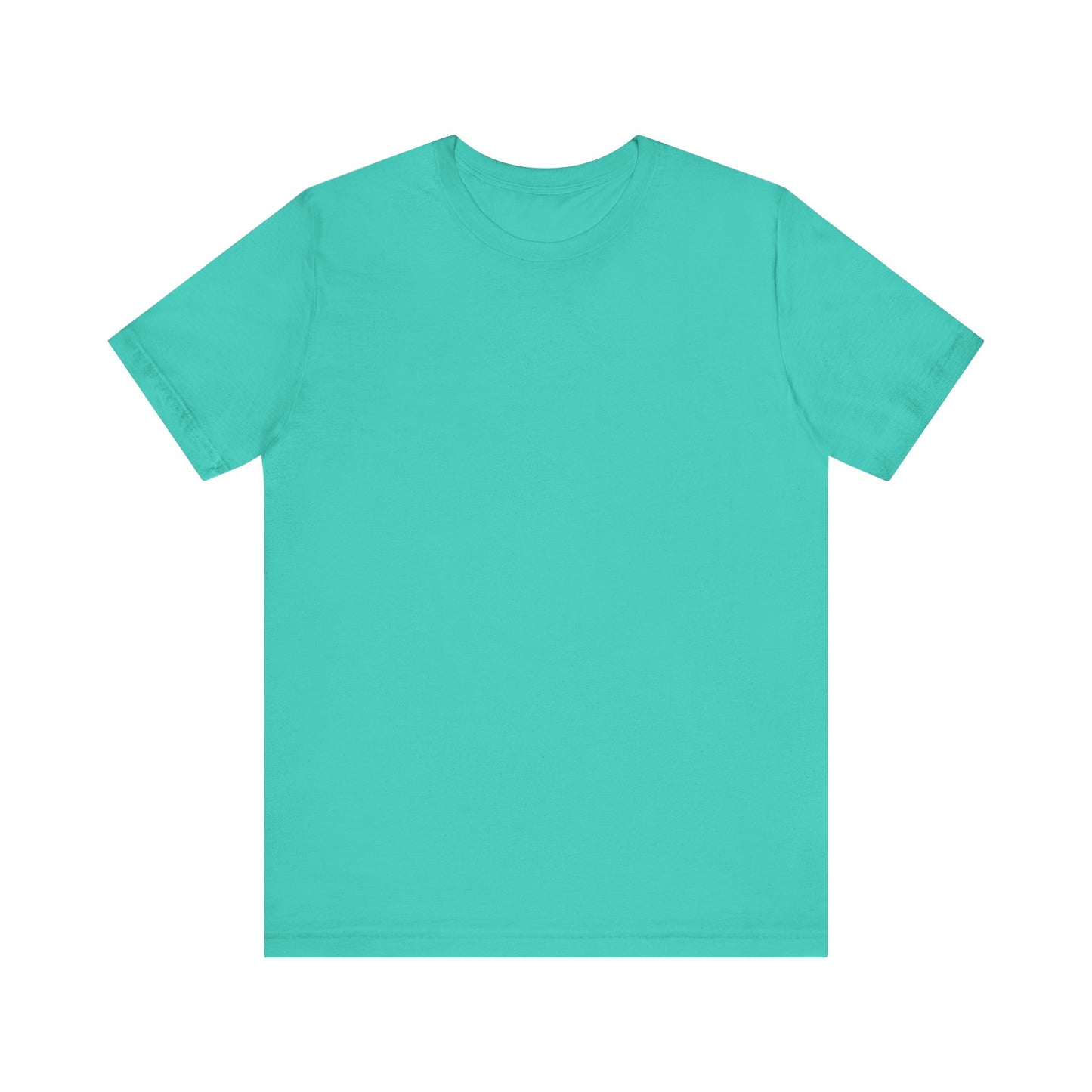 Unisex Teal Green Light Blend Jersey Short Sleeve T Shirt