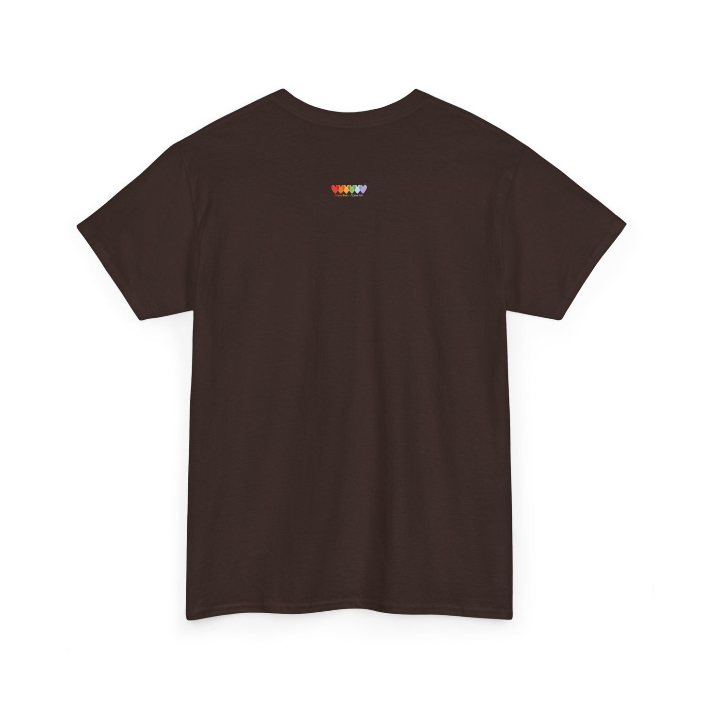Unisex Dark Chocolate Brown Medium Blend Cotton Short Sleeve T Shirt