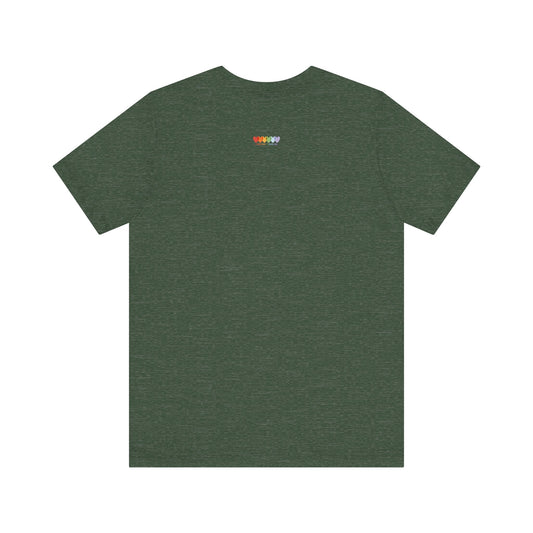 Unisex Heather Forest Green Light Blend Jersey Short Sleeve T Shirt