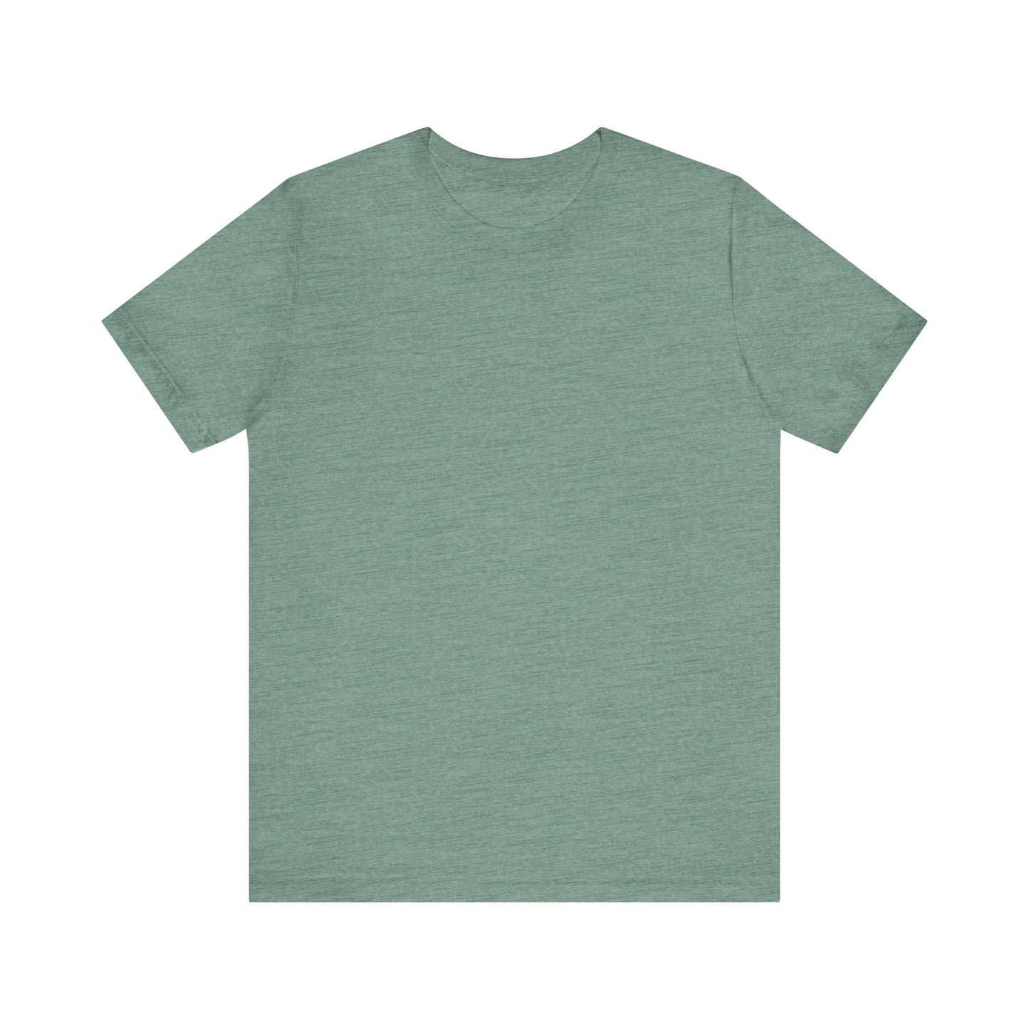 Unisex Heather Dusty Blue Light Blend Jersey Short Sleeve T Shirt