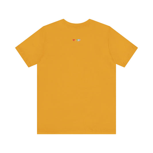 Unisex Mustard Orange Light Blend Jersey Short Sleeve T Shirt