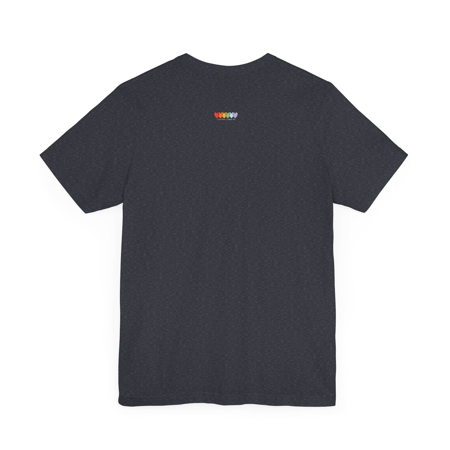 Unisex Heather Navy Blue Light Blend Jersey Short Sleeve T Shirt