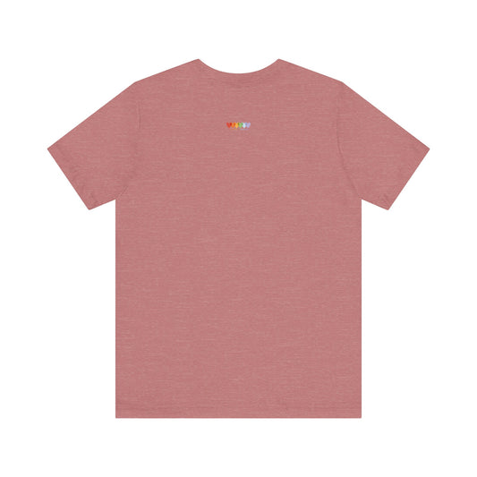 Unisex Heather Mauve Light Blend Jersey Short Sleeve T Shirt