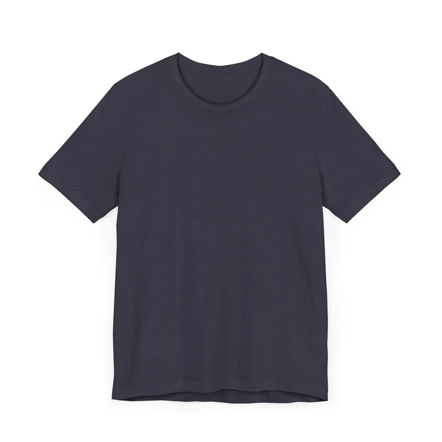 Unisex Heather Midnight Navy Blue Light Blend Jersey Short Sleeve T Shirt