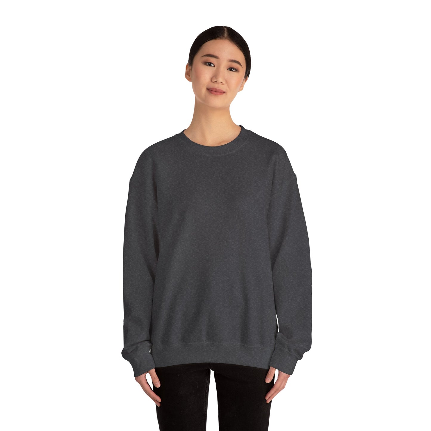 Unisex Stormy Heather Grey Medium Heavy Blend ™ Crewneck Sweatshirt