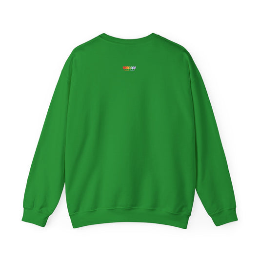 Unisex Cats Eye Green Medium Heavy Blend ™ Crewneck Sweatshirt