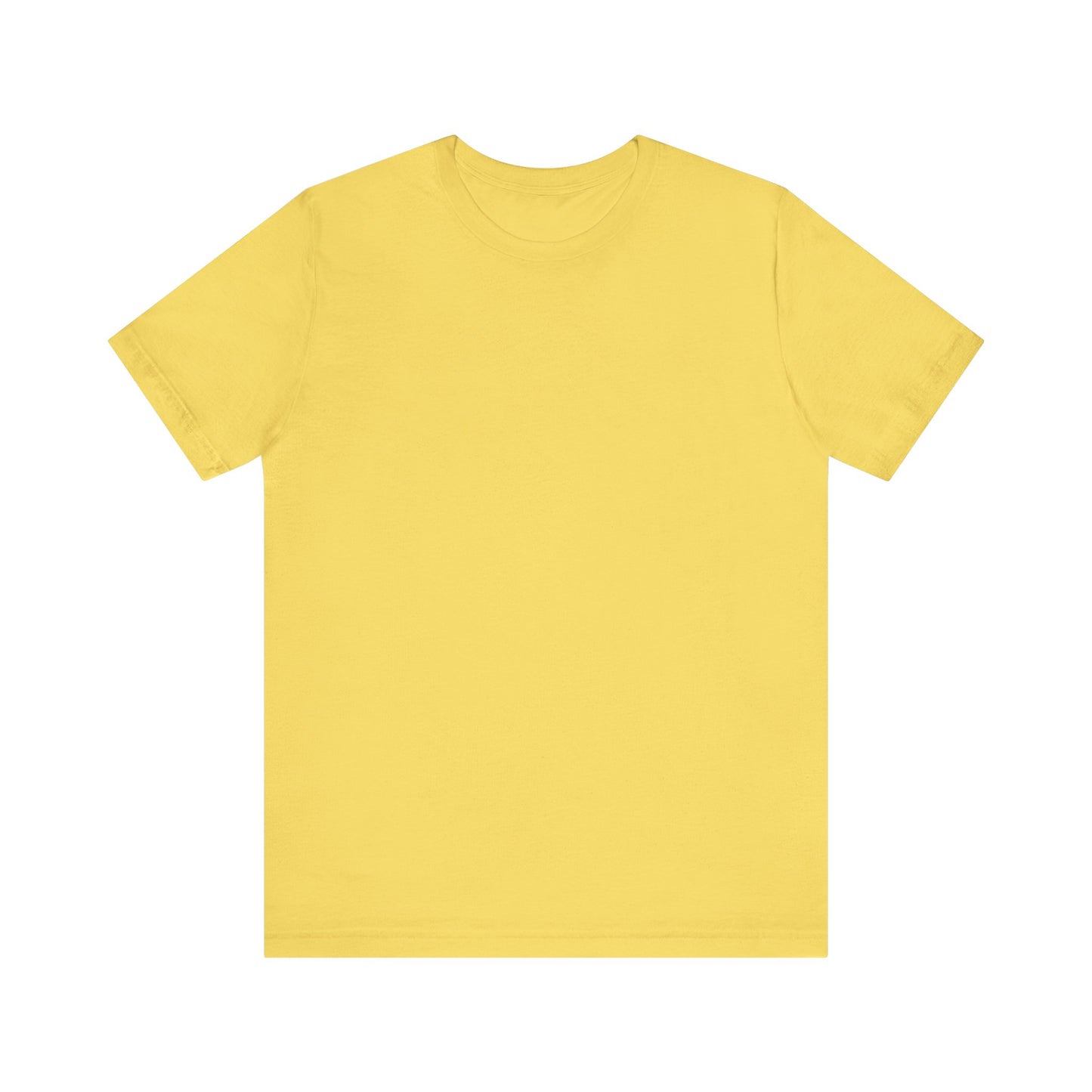 Unisex Maize Yellow Light Blend Jersey Short Sleeve T Shirt