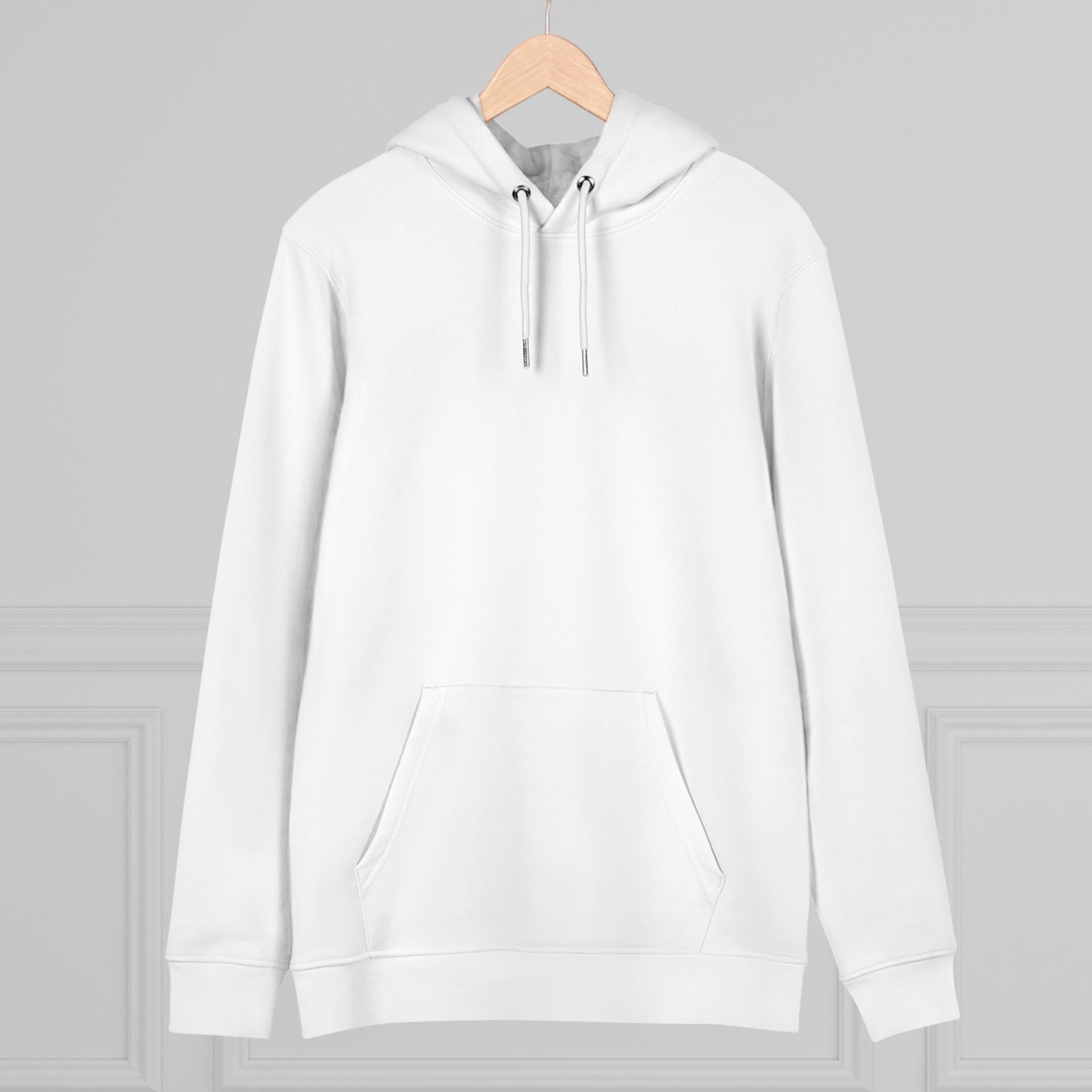 Unisex Arctic White Organic Heavy Blend Cruiser Hoodie