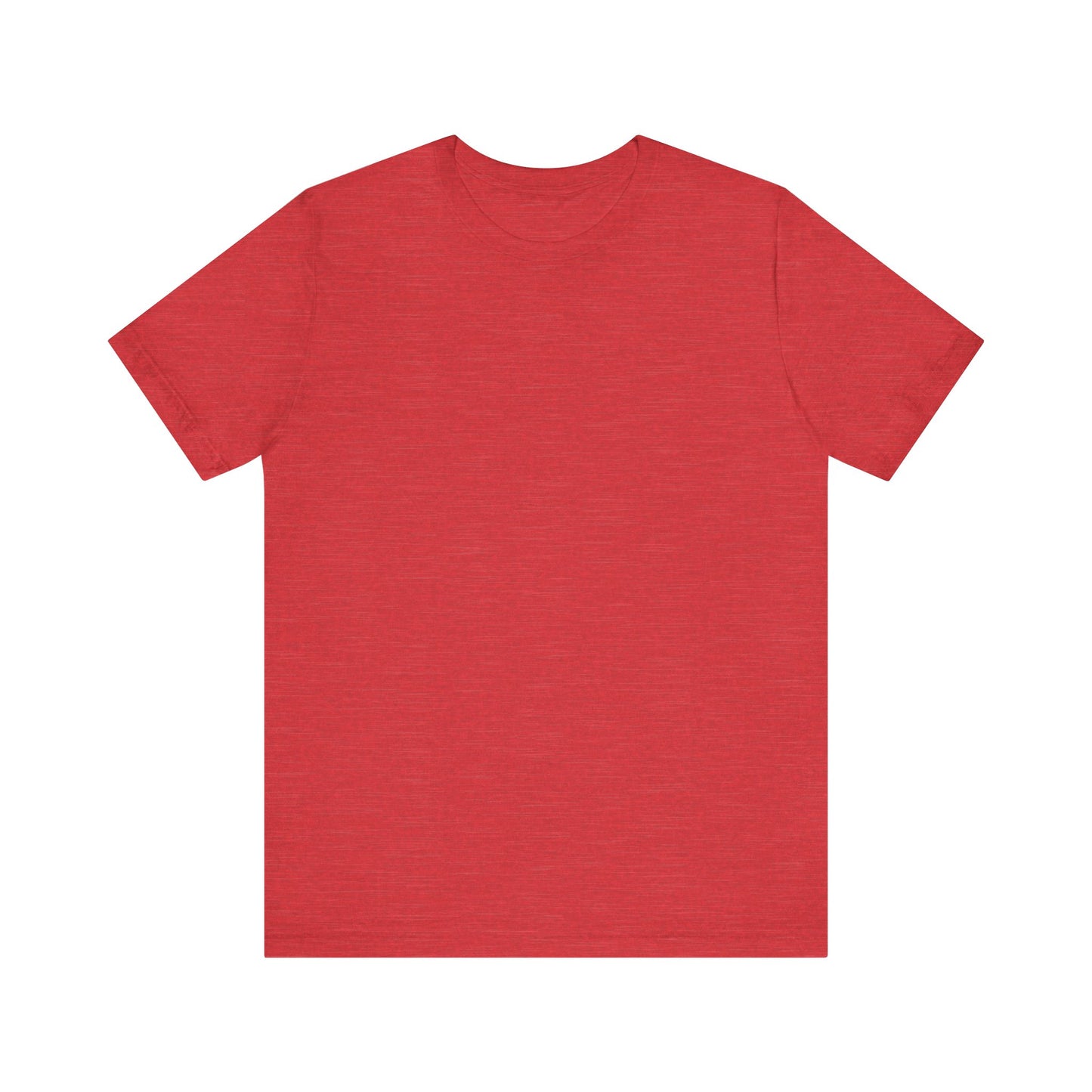 Unisex Heather Red Light Blend Jersey Short Sleeve T Shirt