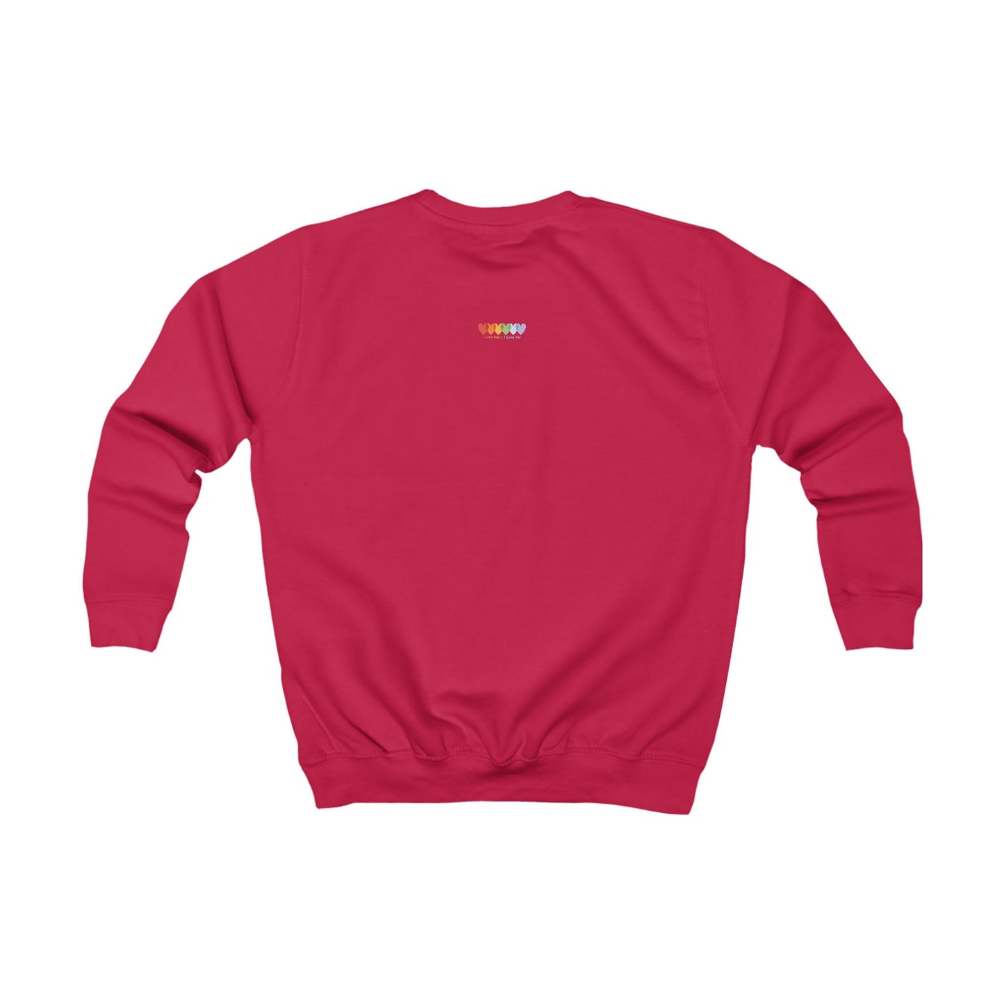 Children's Fire Red Medium-Heavy Blend Sweatshirt