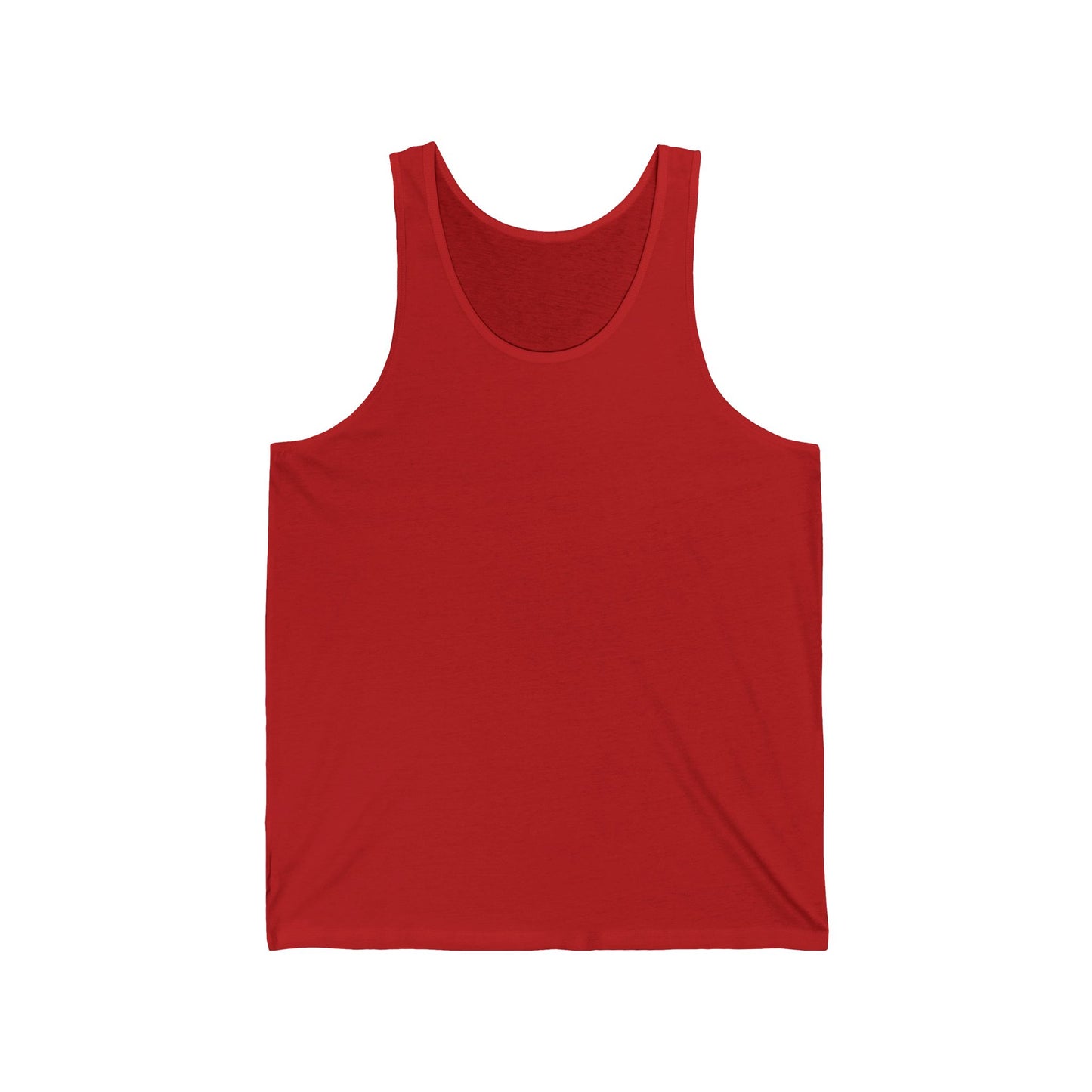 Unisex Ruby Red Extra Light Blend Jersey Tank Top