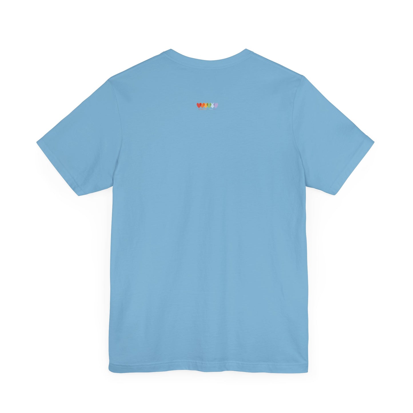 Unisex Ocean Blue Light Blend Jersey Short Sleeve T Shirt
