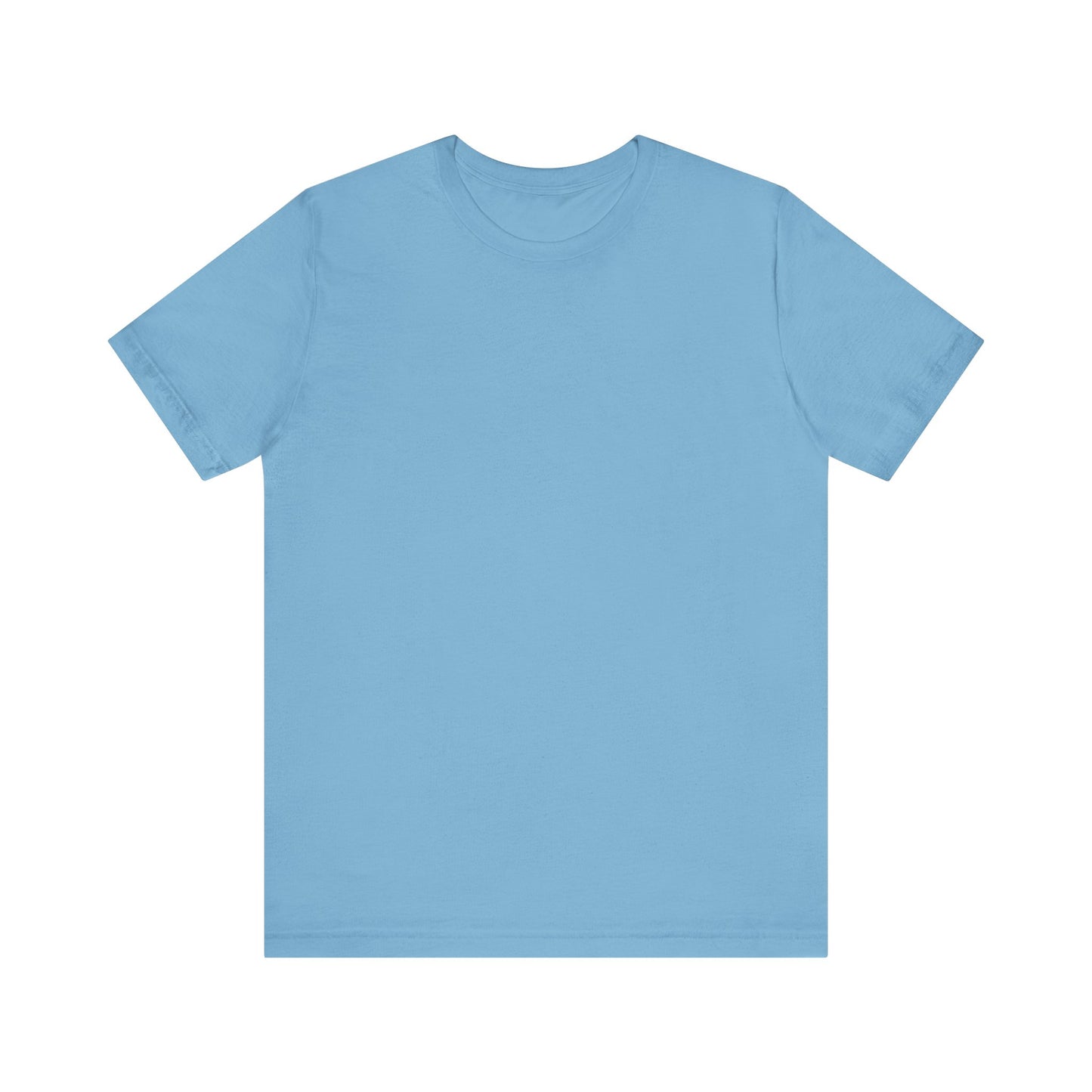 Unisex Ocean Blue Light Blend Jersey Short Sleeve T Shirt