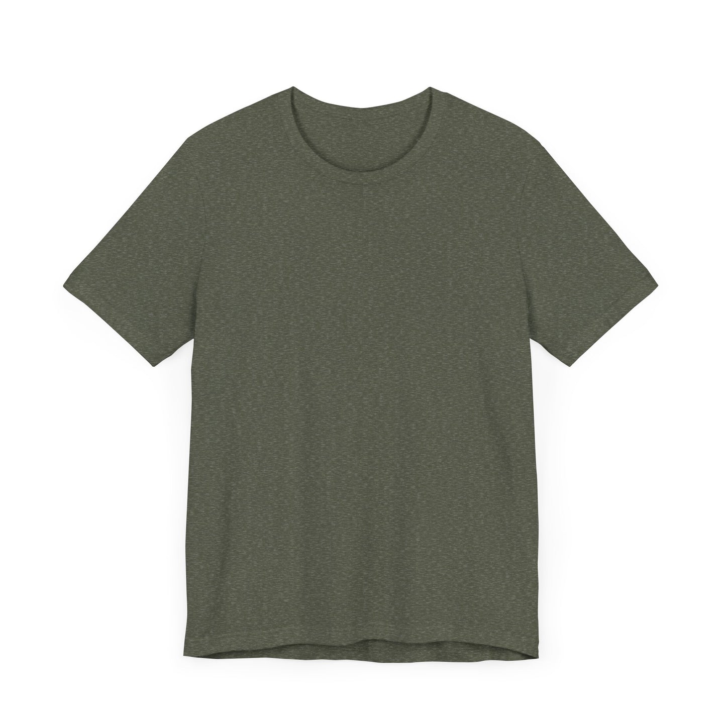 Unisex Heather Military Green Light Blend Jersey Short Sleeve T Shirt
