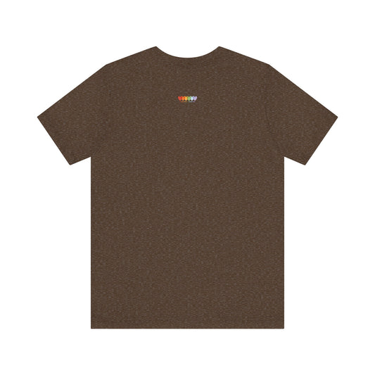 Unisex Heather Brown Light Blend Jersey Short Sleeve T Shirt