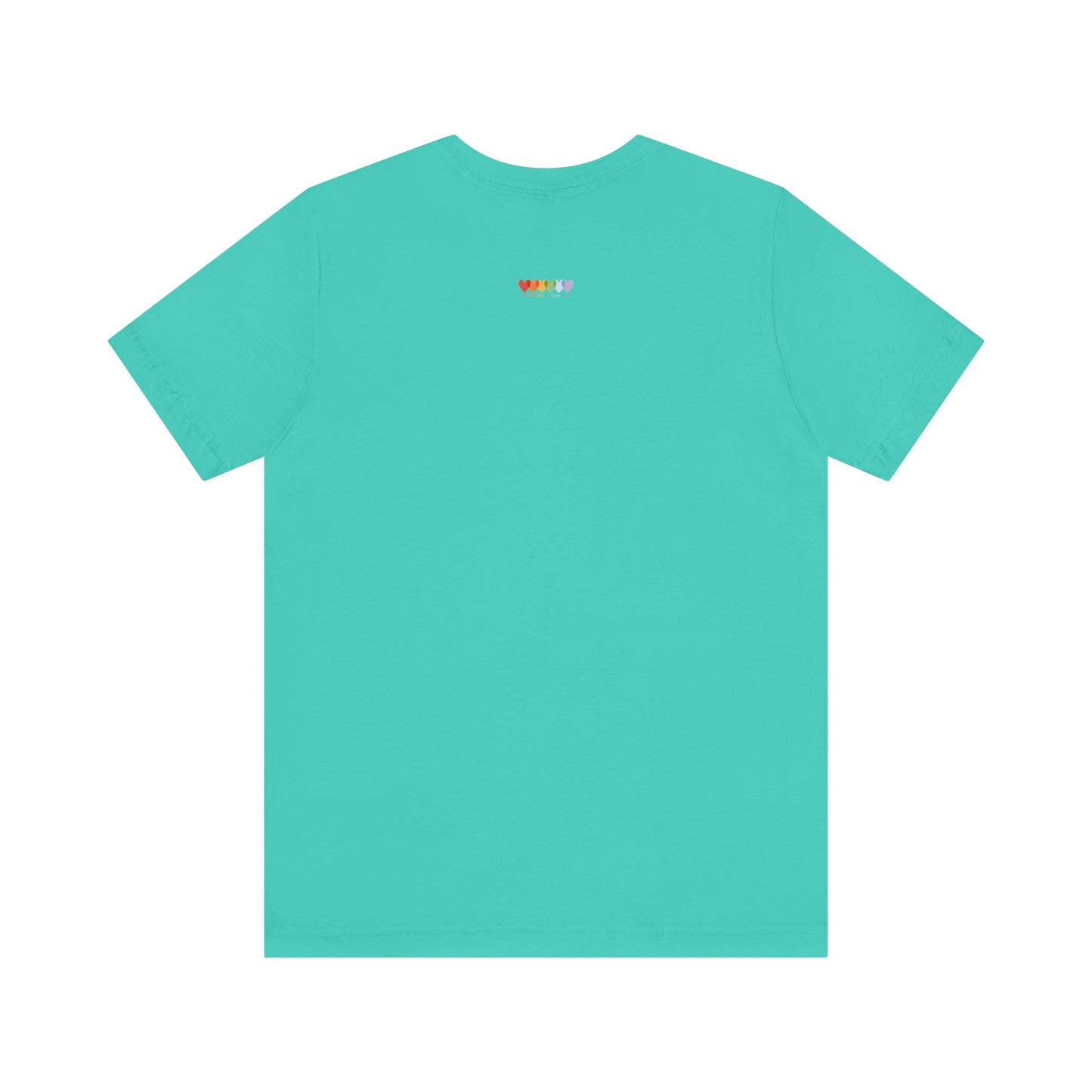 Unisex Teal Green Light Blend Jersey Short Sleeve T Shirt