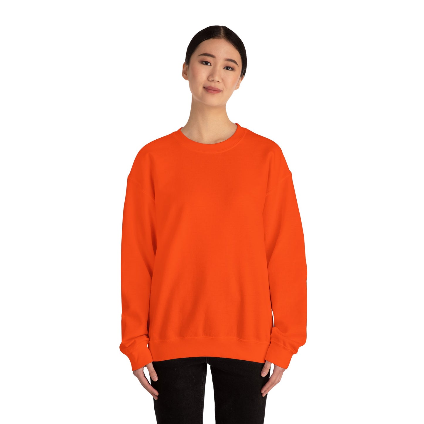 Unisex Opal Orange Medium Heavy Blend ™ Crewneck Sweatshirt