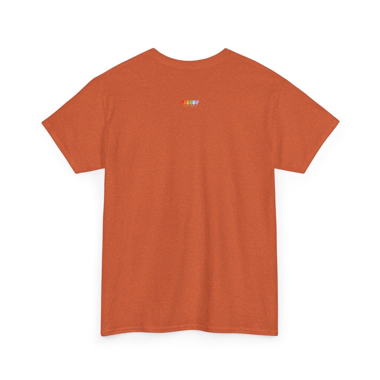 Unisex Antique Orange Medium Blend Cotton Short Sleeve T Shirt