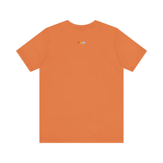 Unisex Burnt Orange Light Blend Jersey Short Sleeve T Shirt
