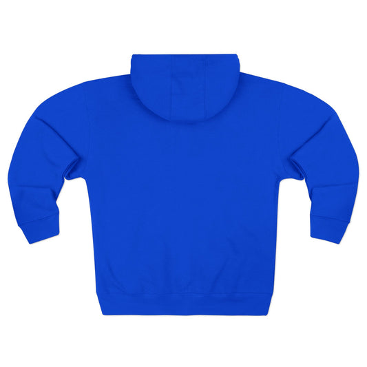 Unisex Royal Blue Medium Heavy Blend Zip Hoodie